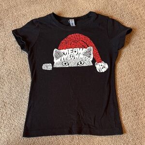 Next Level Apparel Black T-Shirt with Red Graphic